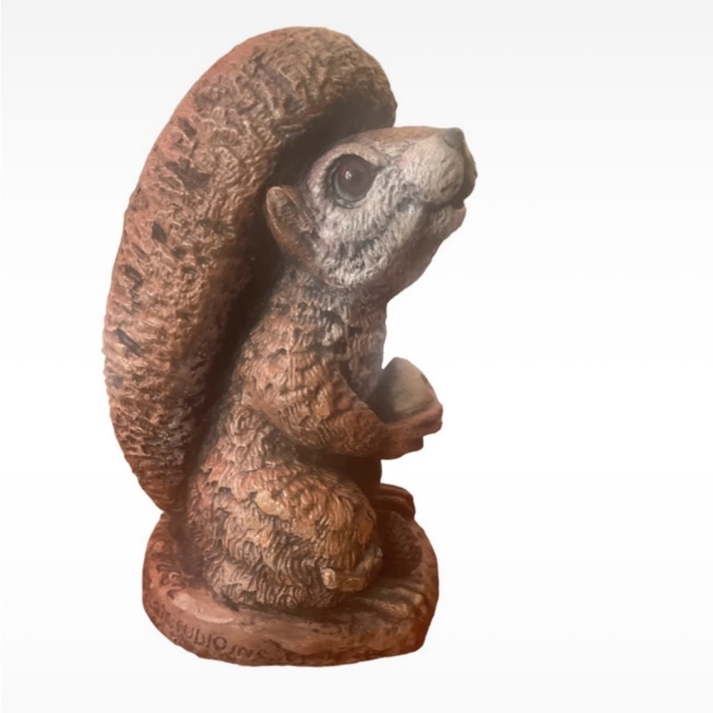 Vintage squirrel is stones and heavy Brown